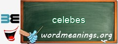 WordMeaning blackboard for celebes